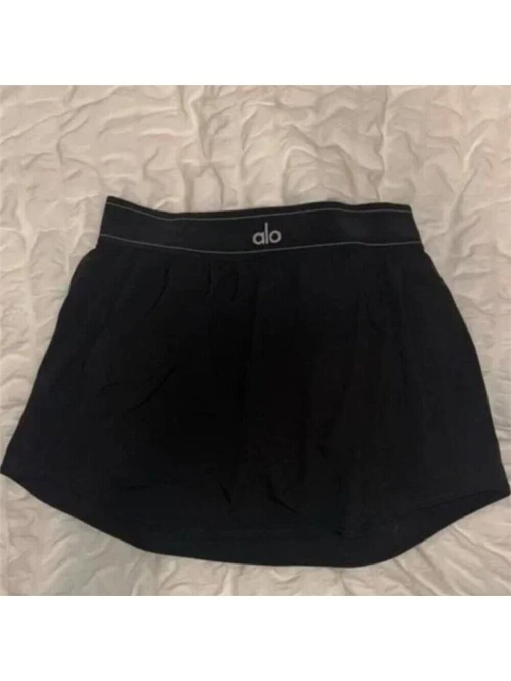 Alo Yoga Black Tennis Skirt , Medium Size , NEW
